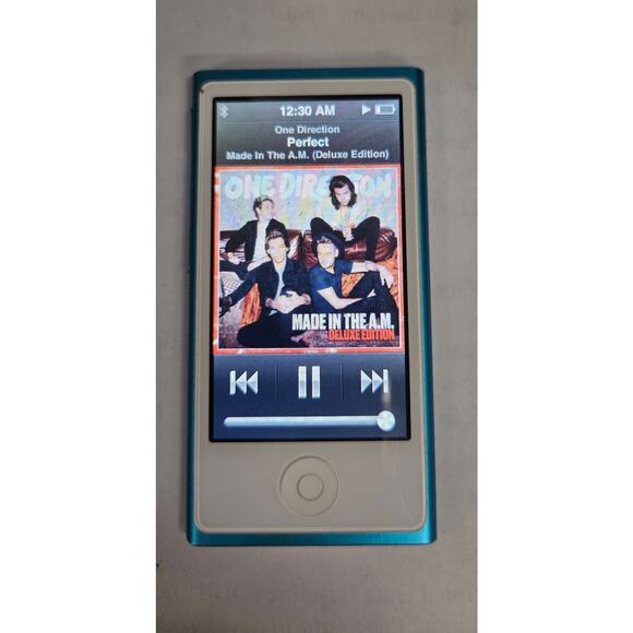 Apple iPod Nano 7th Gen (MD477LL/A) - Blue - 16GB - Tested & Working - Picture 2 of 4